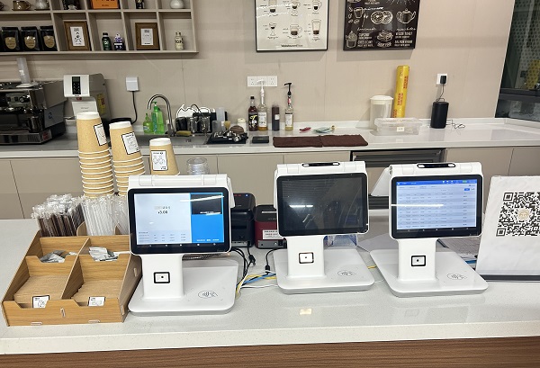 雙屏人臉點(diǎn)餐收銀機(jī)